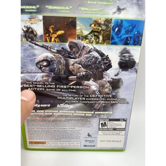 Call of Duty: Modern Warfare 2 (Xbox 360, 2009) Complete w/ Manual - Tested - Picture 3 of 9